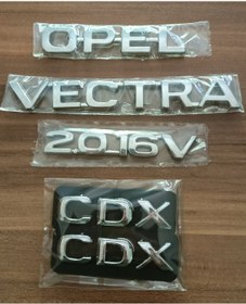 Resim Opel Vectra 2.0 16v Bagaj Yazısı Cdx Kapı Çıtası Yazısı 