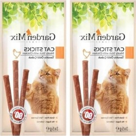 Resim 580-102 Tavuklu Kedi Stick Ödül - 3'lü Paket 0.75 LT - 2.5 LT - 12 KG 