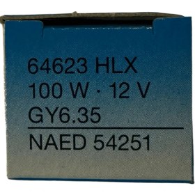 Resim Osram 64623 Hlx 100W 12V Gy6.35 Duylu Eva Halojen Ampul (4 Adet) 