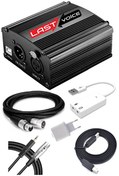 Resim PH-1000SX + 48V USB Phantom Power Ses Kartı (XLR Kablo 7.1 Kart 3.5 MM Jack Kablo Adaptör) Lastvoice
