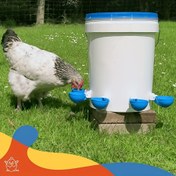 Resim 10 adet Büyük Otomatik Kuş Su Dağıtıcısı - Sızdırmaz, Hava Koşullarına Dayanıklı Plastik İçme Çeşmeleri - Tavuklar, Ördekler, Kazlar, Tavuklar ve Tavşanlar İçin Kolay Akış Tasarımı - Pil Olmadan Çiftlik ve Arka Bahçe Kullanımı İçin 