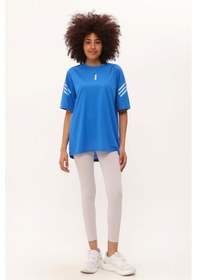 Resim Genius Store Genıus Store Kadın Spor Tişört Baskılı Fitness, Antrenman Fit Ma 