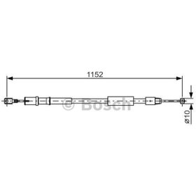 Resim BOSCH 1987482025 EL FREN TELİ SAĞ VITO 111.115 CDI 04- 