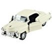 Resim Die Cast 1:32 Retro Klasik Coupe Çek Bırak Araba Krem 