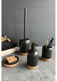 Resim Primanova Cartrı Tuvalet Fırçası Siyah Renkli 