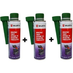 Resim Würth Benzin Enjektör Temizleyici 300 Ml. 3 Adet 
