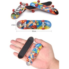 Resim Craftivio Mini Parmak Kaykay 2'li Sök Tak Aksesuarlı 3+ Yaş Çok Renkli 