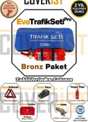 Resim COVERİST Eva Trafik Seti Plus - 1 KG Yangın Tüpü - 2 Yıllık - Mavi - Bronz Paket 