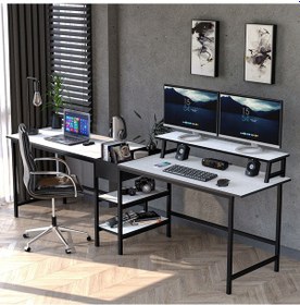 Resim 520-b Bilgisayar Ve Çalışma Masası Beyaz 