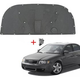 Resim Gkl Audi A4 Motor Kaput Keçesi Klipsli 2001-2005 8E0863825AF 
