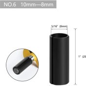 Resim 2Liyao No.6 10X8 La Vıe 1 Adet Cnc Router Bit Yüksek Hassasiyetli Adaptör Pens Freze Kesicisi Aracı Adaptörleri Tutucu 6mm 6.35MM 8mm 10MM 12MM 12.7mm 4001 (Yurt Dışından) 