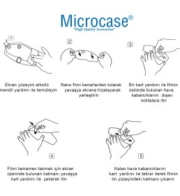 Resim Microcase Honda Pcx 150 2021 2022 2023 2024 ile Uyumlu Full Tpu Nano Ön Ekran Koruma Filmi -EKM114 