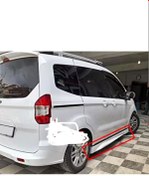 Resim Ford Courier Yan Kapı Altı Maşbiyelleri Boyasız Ham Mat Siyah 