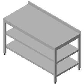 Resim Ara Raflı Çalışma Tezgahı 60x60 Cm 