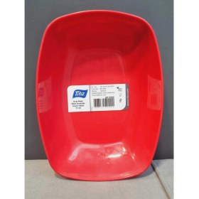 Resim Sprenda Kayık Plastik Tabak 17 cm 