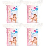 Resim İpek Bebek Temizleme Pamuğu 4 x 60'lı 