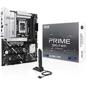 Resim Asus Prime Z890-P WiFi 8400 MHz OC RGB M.2 1851P ATX Anakart 