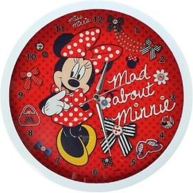 Resim Ykc Minnie Mickey Mouse Çocuk Odası Duvar Saati-Lisanslı Çok Renkli 