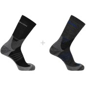 Resim Salomon X Ultra Access Crew 2-pack R+l Unisex Siyah Çorap 