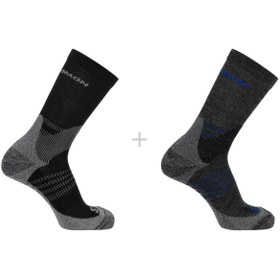 Resim Salomon X Ultra Access Crew 2-pack R+l Unisex Siyah Çorap 