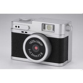 Resim Mini Kamera 1080p Küçük Dijital Kamera, 0.96 İnç Ekranlı Mini Retro Vintage Kamera Black 