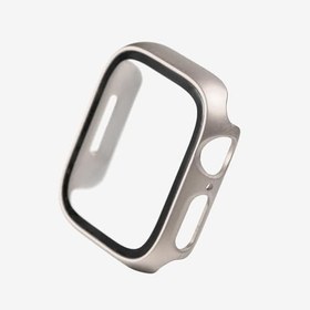 Resim Quse Apple Watch ile Uyumlu Kasa Koruyucu Kılıf, 360° Tam Koruma, Ekran Koruyuculu Klasik Tasarım, Series 10/11 42mm / 46mm, 45mm, 44mm, 41mm, 40mm, 38mm (Starlight, Series 10/11 42mm) 