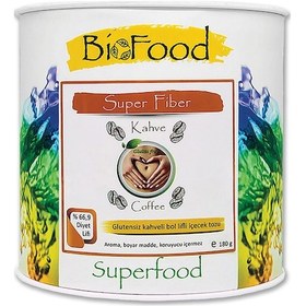 Resim BioFood Super Fiber Glutensiz Kahveli İçecek Tozu 180 G 