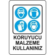 Resim Dayanıklı Kullanım Levhası, Güvenli ve Pratik Koruyucu Ürün (YUL-304) 