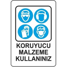 Resim Dayanıklı Kullanım Levhası, Güvenli ve Pratik Koruyucu Ürün (YUL-304) 