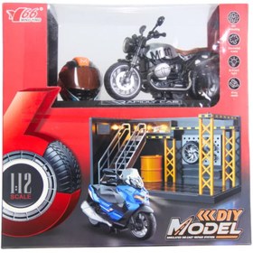Resim Angel Of Life 1/12 Motosiklet Latte PB 3R Sesli ve Işıklı 