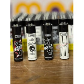 Resim CLİPPER Koleksiyonculara Özel Seri Çakmak Tavla Serisi 4 Adet 