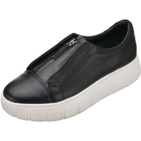 Resim 45-46-47-48-49-50 Numara Ck01 Siyah Deri Gündelik Spor Ayakkabı Rahat Geniş Kalıp Yeni Sezon Siyah 