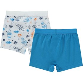 Resim Civil Boys Space 2-10 Yaş 2'li Boxer Set - Standart / 6-7 Yaş 