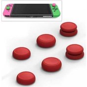 Resim Ankatek Switch Sol Skull Seti Sağ Rocker Lite Kırmızı Kavrama Kapağı Joycon Gamepad Düğme Cap Başparmak Anahtar + Aksesuar Paketi 