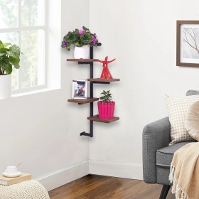 Resim Rmd Shop Dekoratif Köşe Duvar Rafı 