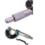 Resim Depolife Mekanik Mikrometre Kalınlık Ölçer Hassas ölçüm kumpas 0-25 mm 0.01 mm ölçme 