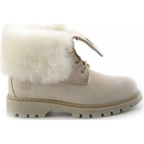 Resim Caterpillar Beige Nubuk Hakiki Deri Kadın Bot & Bootie Cat0111118401 001 