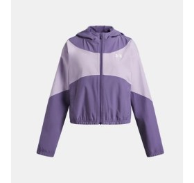 Resim Under Armour Kız Çocuk Kapüşonlu Ceket 6004181-520 Nefes Alabilir Esnek Kumaş ile Su İtici Özellik 