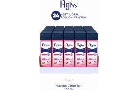 Resim Agiss s Roll-On Sir Ağda Hassas Ciltler Pudralı 100 ml 24'lü 