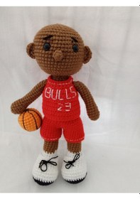 Resim Amigurumi Basketbol Cu Oyuncak 