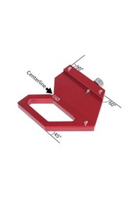 Resim Pazly Çok Işlevli Çizim Cetveli, Alüminyum Çelik Konumlandırma Bloğu Ve Cetvel Seti 