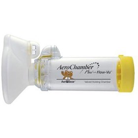 Resim Aerochamber Flow-vu Chamber Sarı 1-5 Yaş 