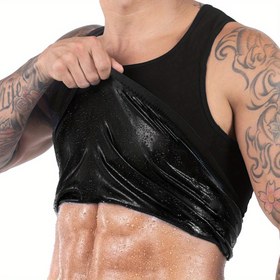 Resim ARUNOW 2025 Yükseltilmiş Erkeklerin Isı Tutma Pullover Teri Artırma Yeleği - Sauna Takımı Gömlek Sıkıştırma Yeleği Şekillendirici Üst, Spor Salonu Egzersizi, 4 Mevsim Spor ve Günlük Giyim, Normal Beden, Düz Renk, Babaya veya Erkek Arkadaşa İdeal Hediye, Spor Giyim, Şık Tasarım, Orta Esneklik 