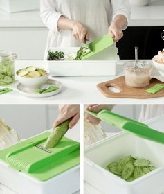 Resim Çok Fonksiyonlu Çift Taraf Kullanımlı Sebze Ve Meyve Doğrayıcı 