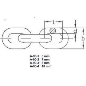 Resim NEKSAN Zincir 7 mm 