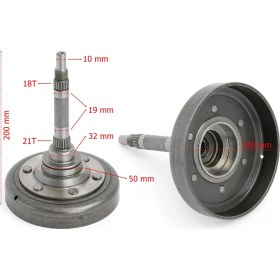 Resim Atv Hısun 400 Kavrama Tası Yağda Çalışan 