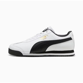 Resim Puma Roma 24 Standard Beyaz Erkek Sneaker Spor Ayakkabı Beyaz 