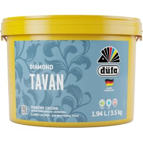Resim Düfa Diamond Tavan Boyası Beyaz 3.5 kg 