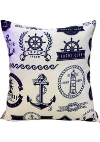 Resim Dekoratif Kırlent Kılıfı-yacht Club 