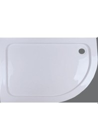 Resim Shower 80X130 Oval Asimetrik Duş Teknesi 